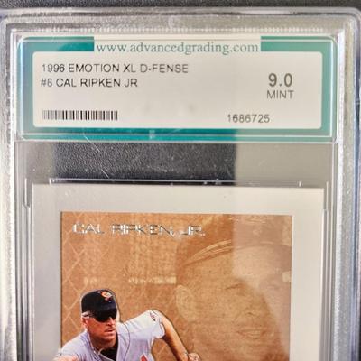 Sale Photo Thumbnail #215: 1996 Emotion XL D-Fense Cal Ripken Jr AGS Mint 9.0
