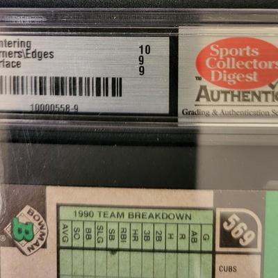 Sale Photo Thumbnail #226: 1991 Bowman Chipper Jones SCD Authentic Mint 9