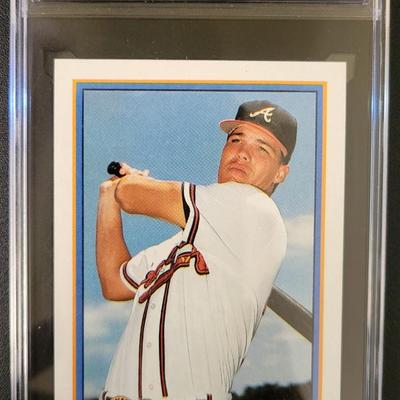 Sale Photo Thumbnail #228: 1991 Bowman Chipper Jones SCD Authentic Mint 9