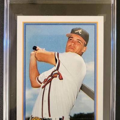 Sale Photo Thumbnail #224: 1991 Bowman Chipper Jones SCD Authentic Mint 9