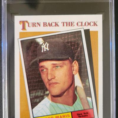Sale Photo Thumbnail #229: 1986 Topps Roger Maris Turn Back the Clock SCD Authentic NM/MT 8.5
