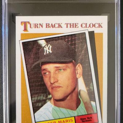 Sale Photo Thumbnail #233: 1986 Topps Roger Maris Turn Back the Clock SCD Authentic NM/MT 8.5