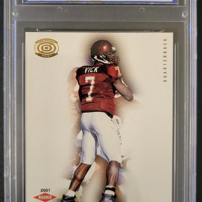 Sale Photo Thumbnail #264: 2001 Pacific Dynagon Michael Vick Rookie NFL Draft Picks WCG GEM-MT 10