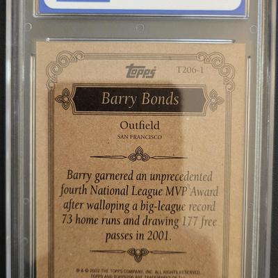 Sale Photo Thumbnail #272: 2002 Topps Barry Bond Team 206 PGS Mint 9