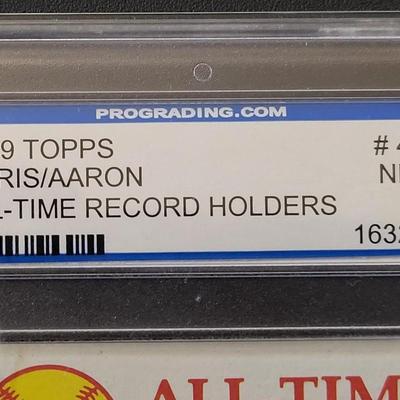 Sale Photo Thumbnail #275: 1979 TOPPS MARIS/AARON GRADED 7 NEAR MINT