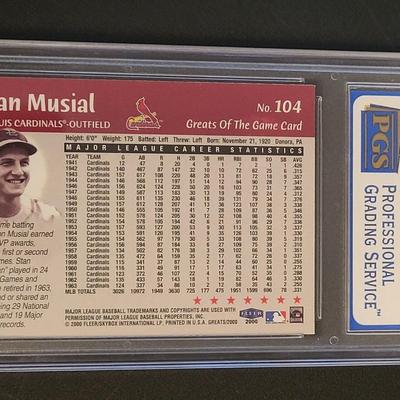 Sale Photo Thumbnail #286: 2000 FLEER STAN MUSIAL GREATS OF THE GAME PGS NM-MT 8.5