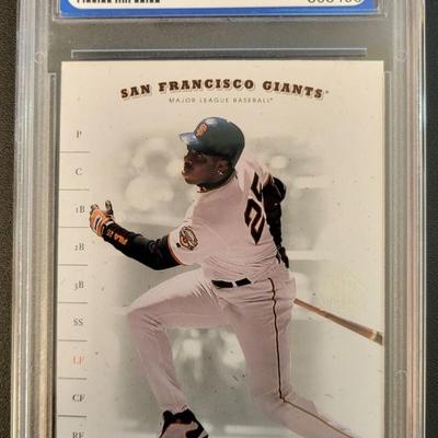 Sale Photo Thumbnail #292: 2001 UD Sp Authentic Barry Bonds PGS Mint 9