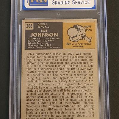Sale Photo Thumbnail #294: 1971 TOPPS BOB JOHNSON GRADED 7 NEAR MINT