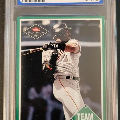 Sale Photo Thumbnail #297: 2001 Fleer Platinum Barry Bonds Team Leader PGS Mint 9