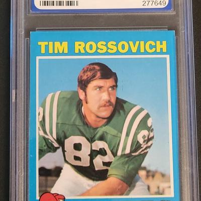 Sale Photo Thumbnail #305: 1971 TOPPS TIM ROSSOVICH GRADED 7 NEAR MINT