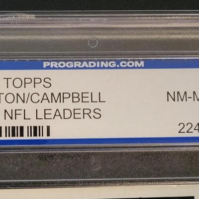 Sale Photo Thumbnail #321: 1979 TOPPS PAYTON/CAMPBELL GRADED 8 NM-MT 1978 NFL LEADERS