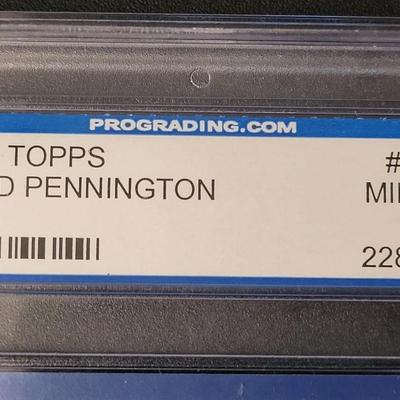 Sale Photo Thumbnail #331: 2000 TOPPS CHAD PENNINGTON GRADED 9 MINT RC Draft Pick