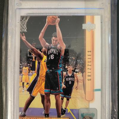 Sale Photo Thumbnail #335: 2001 Upper Deck Pau Gasol RC PGA Gem 10