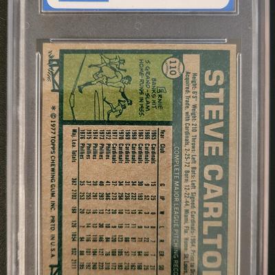 Sale Photo Thumbnail #357: 1977 Topps Steve Carlton 
PGS NM-MT + 8.5