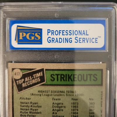 Sale Photo Thumbnail #366: 1979 Topps Ryan/Johnson All Time Record Holders Strikeouts PGS NM 7