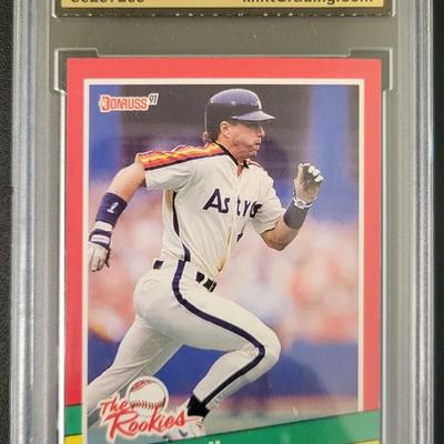 Sale Photo Thumbnail #374: 1991 Donruss Jeff Bagwell #30 The Rookies MG GEM MT 10 RC