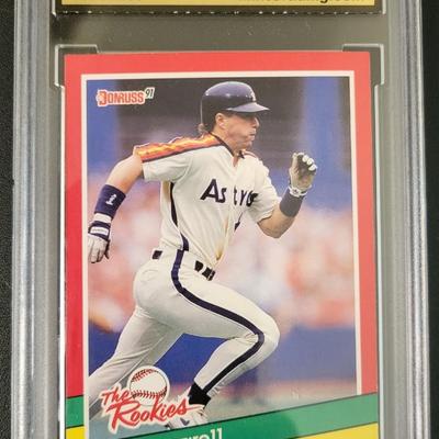 Sale Photo Thumbnail #378: 1991 Donruss Jeff Bagwell #30 The Rookies MG GEM MT 10 RC