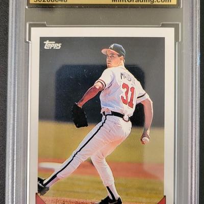 Sale Photo Thumbnail #384: 1993 Topps Traded Greg Maddux Mint GEM MT 10