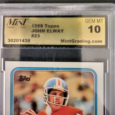 Sale Photo Thumbnail #393: 1988 Topps John Elway MGS
GEM MT 10