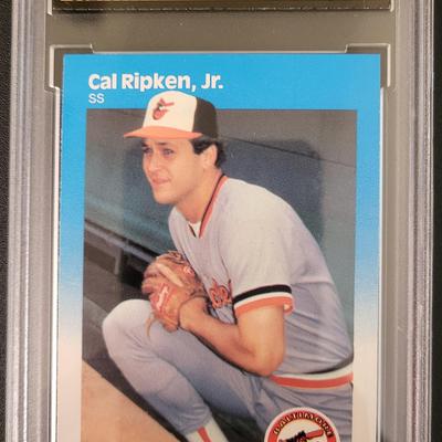 Sale Photo Thumbnail #409: 1987 Fleer Cal Ripken, Jr MGS 
GEM MT 10