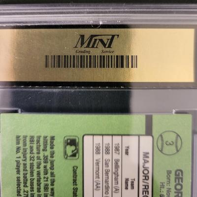 Sale Photo Thumbnail #421: 1989 Donruss Ken Griffey Jr. The Rookies MGS Mint 9