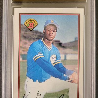 Sale Photo Thumbnail #429: 1989 Bowman Ken Griffey Jr MGS 
Mint 9