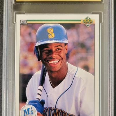 Sale Photo Thumbnail #438: 1990 Upper Deck Ken Griffey Jr MGS 
Mint 9