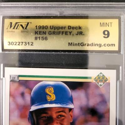 Sale Photo Thumbnail #435: 1990 Upper Deck Ken Griffey Jr MGS 
Mint 9