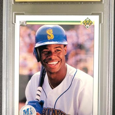 Sale Photo Thumbnail #434: 1990 Upper Deck Ken Griffey Jr MGS 
Mint 9