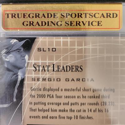 Sale Photo Thumbnail #458: 2001 Upperdeck Golf Sergio Garcia Rookie Truegrade Sportscard Grading Service Gem Mint 10