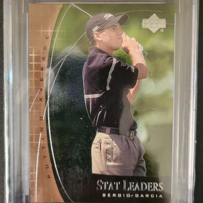 Sale Photo Thumbnail #457: 2001 Upperdeck Golf Sergio Garcia Rookie Truegrade Sportscard Grading Service Gem Mint 10