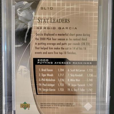 Sale Photo Thumbnail #456: 2001 Upperdeck Golf Sergio Garcia Rookie Truegrade Sportscard Grading Service Gem Mint 10