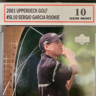 Sale Photo Thumbnail #455: 2001 Upperdeck Golf Sergio Garcia Rookie Truegrade Sportscard Grading Service Gem Mint 10