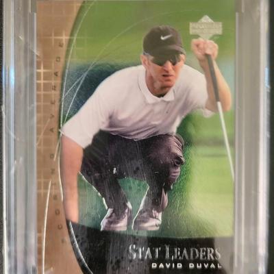 Sale Photo Thumbnail #459: 2001 Upperdeck Golf David Duval Rookie Truegrade Sportscard Grading Service Gem Mint 10