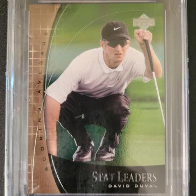 Sale Photo Thumbnail #463: 2001 Upperdeck Golf David Duval Rookie Truegrade Sportscard Grading Service Gem Mint 10