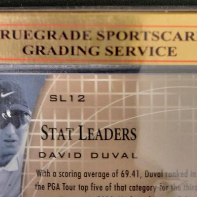 Sale Photo Thumbnail #461: 2001 Upperdeck Golf David Duval Rookie Truegrade Sportscard Grading Service Gem Mint 10