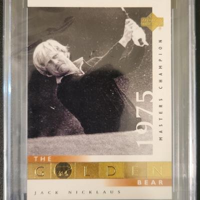 Sale Photo Thumbnail #464: 2001 Upperdeck Golf Jack Nicklaus GB Truegrade Sportscard Grading Service Gem Mint 10