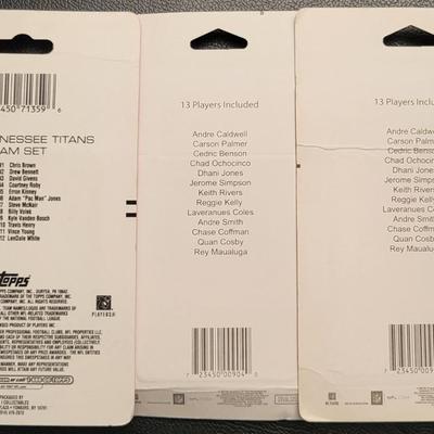 Sale Photo Thumbnail #490: (1) Donruss Score 2009 Bengals Team Set & (2) Topps 2006 Titans 2006 Team Set with Rookie Card included