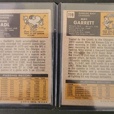 Sale Photo Thumbnail #502: 1971 Chargers john Hadl, Maike Garrett, Lance Alworth, Marty Domres, Gary Garrison, Steve DeLong, & Rick Redman