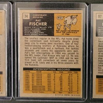 Sale Photo Thumbnail #524: 1971 Topps Redskins Sonny Jurgensen, Larry Brown, Charlie Taylor, Pat Fischer, Chris Hanburger