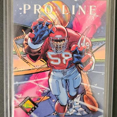 Sale Photo Thumbnail #531: 1994 NFL Pro Line Live Illustration Cards Sterling Sharpe, Derrick Thomas, Joe Montana
