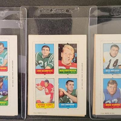 Sale Photo Thumbnail #546: 1969 49'ERS/Eagles Mini Card Albums with Stamps (2 books & 6 Stamp cards)