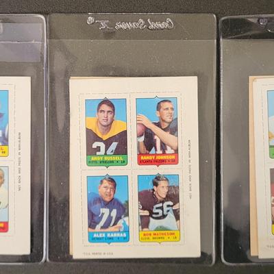 Sale Photo Thumbnail #545: 1969 49'ERS/Eagles Mini Card Albums with Stamps (2 books & 6 Stamp cards)