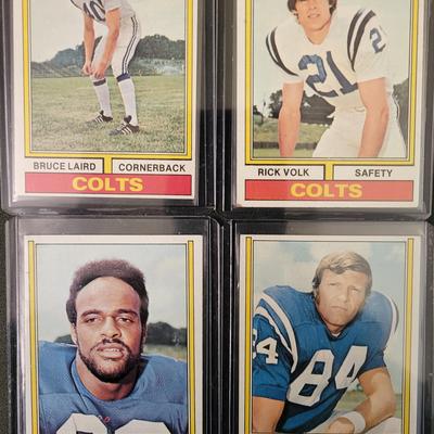 Sale Photo Thumbnail #555: 1974 Topps Colts (16 Cards) Various Players
Glenn Doughty, George Hunt, Jim Bailey, Don McCauley, Glenn, Ressler, Raymond Chester, Tom, Mitchell, Lydell Mitchell
Ken Mendenhall, Joe Schmiesing, Dennie Nelson, Marty Domres, Tom Drougas, Rex Kern, Rick Volk