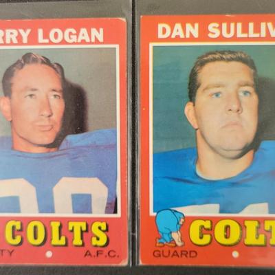 Sale Photo Thumbnail #559: 1971 Topps Colts (8 Cards)
John Mackey, Bubba Smith, Mike Curtis, Rick Volk, Tom Matte, Jerry Logan, Bob Vogel, Dan Sullivan