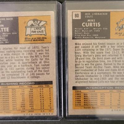 Sale Photo Thumbnail #564: 1971 Topps Colts (8 Cards)
John Mackey, Bubba Smith, Mike Curtis, Rick Volk, Tom Matte, Jerry Logan, Bob Vogel, Dan Sullivan