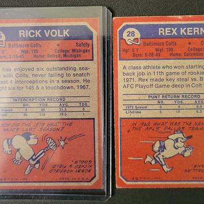 Sale Photo Thumbnail #582: 1973 Topps Colts Complete Set (19 Cards)
Ted Hendricks, Bubba Smith, Lydell Mitchell, Marty Domres, David Lee, Cornelius Johnson, Fred Hoaglin, Glenn Ressler, Ray May
Jim O'Brien, Rick Volk, Charlie Stukes, Don McCauley, Sam Havrilak, Tom Mitchell, Roy Hi