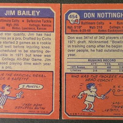 Sale Photo Thumbnail #580: 1973 Topps Colts Complete Set (19 Cards)
Ted Hendricks, Bubba Smith, Lydell Mitchell, Marty Domres, David Lee, Cornelius Johnson, Fred Hoaglin, Glenn Ressler, Ray May
Jim O'Brien, Rick Volk, Charlie Stukes, Don McCauley, Sam Havrilak, Tom Mitchell, Roy Hi