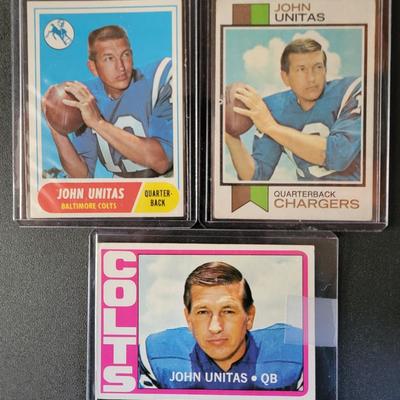 Sale Photo Thumbnail #606: John Unitas Cards
1968 Topps John Unitas
1973 Topps John Unitas
1972 Topps John Unitas