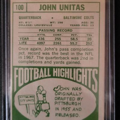 Sale Photo Thumbnail #603: John Unitas Cards
1968 Topps John Unitas
1973 Topps John Unitas
1972 Topps John Unitas
